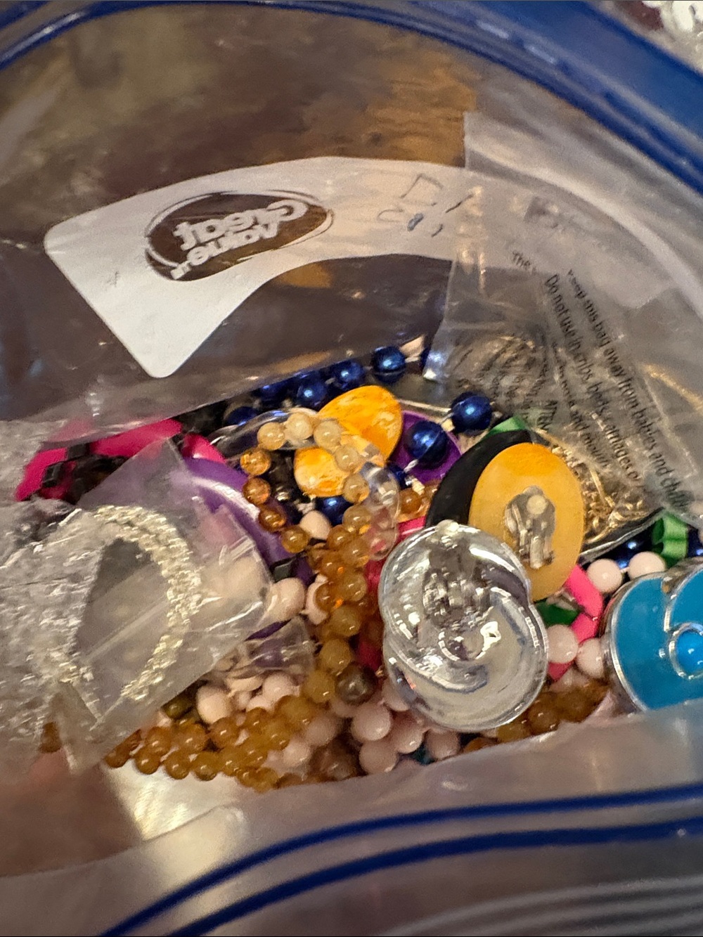 Craft  and Repurposing Costume Jewelry 1.7 LBS - Picture 2 of 4